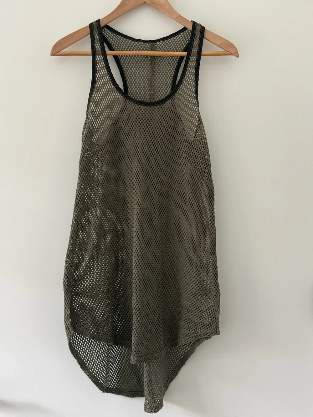 MESH RACERBACK MINI DRESS - Picture 1 of 5